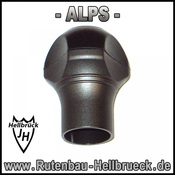 ALPS Endkappe - Eckige Version - Farbe: Frosted Grey Titanium